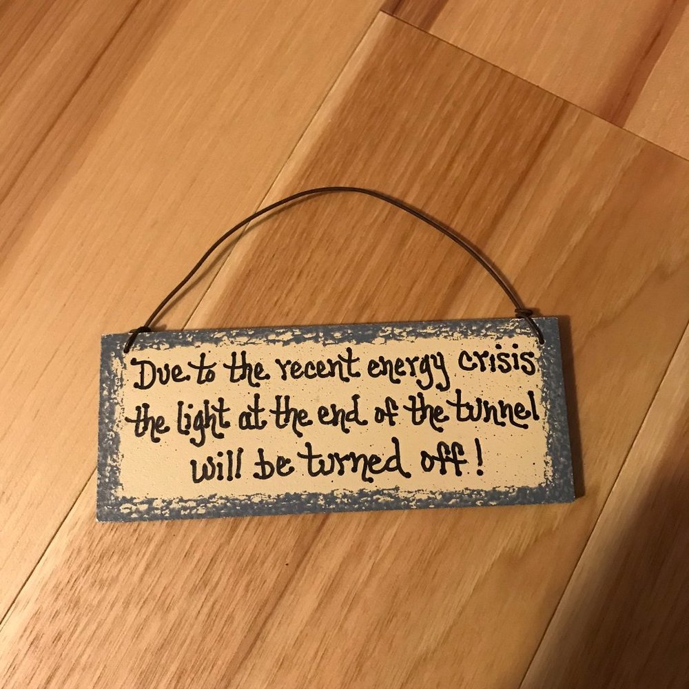 Wooden Wall Display Sign